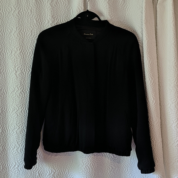 Massimo Dutti Black Jacket with quilted lining - Picture 1 of 4